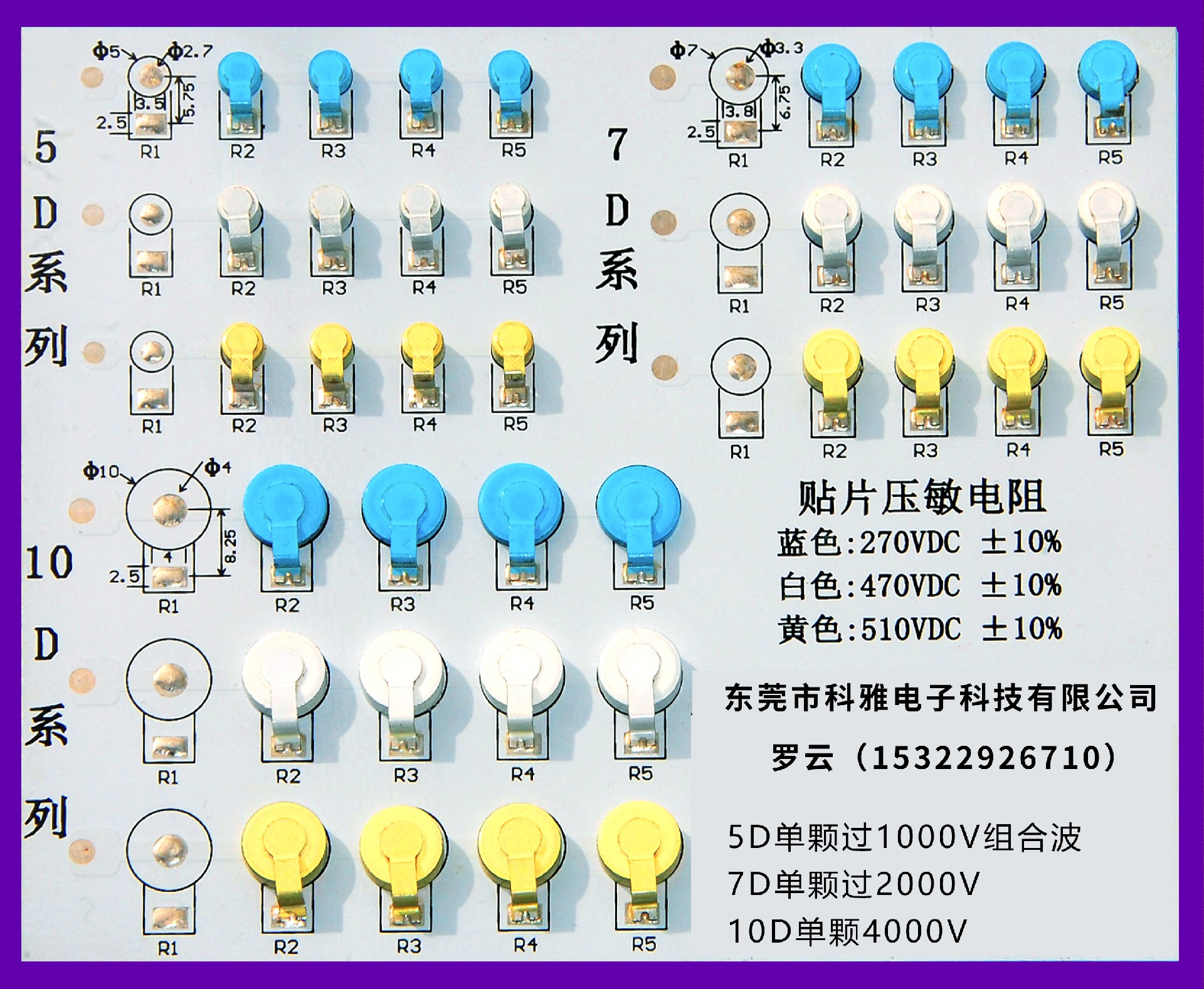 科雅推出低單價(jià)高能圓形貼片式壓敏電阻，省時(shí)省工省錢(qián)
